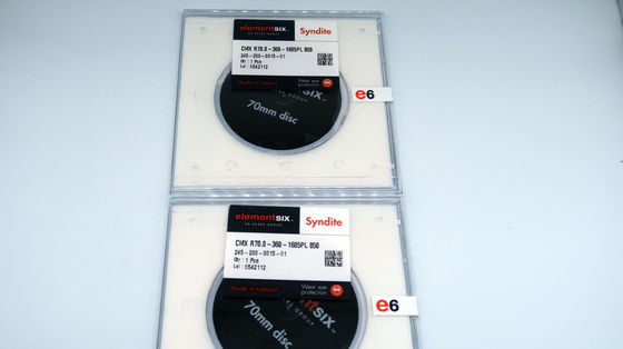 Round Shape Polycrystalline Diamond PCD Blank Thickness 2mm